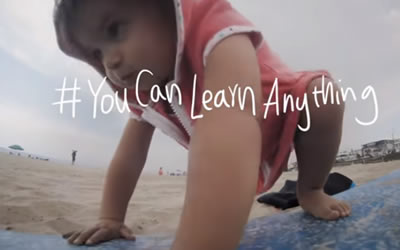 You Can Learn Anything – a clip to show your children